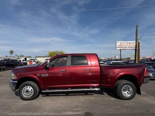 Delmonico Red Pearlcoat 2018 RAM 3500 Laramie Mega Cab 4x4 6'4' Box