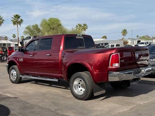 Delmonico Red Pearlcoat 2018 RAM 3500 Laramie Mega Cab 4x4 6'4' Box