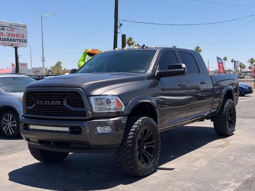Granite Crystal Metallic Clearcoat 2018 RAM 2500 Laramie Mega Cab 4x4 6'4' Box