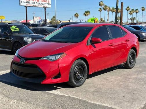 Barcelona Red Metallic 2017 Toyota Corolla SE