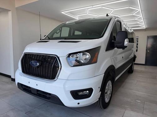 Oxford White 2024 Ford Transit-350 XLT