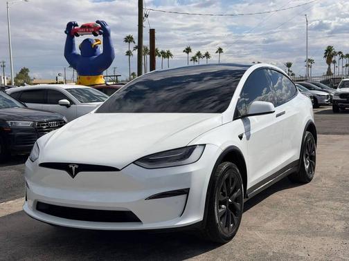 Pearl White Multi-Coat 2022 Tesla Model X Base AWD 4dr SUV