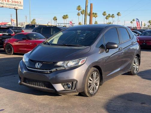 Alabaster Silver Metallic 2015 Honda Fit EX