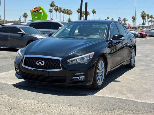 Black 2015 INFINITI Q50 Premium