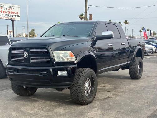 Black Clear Coat/Bright Silver Metallic Clear Coat 2012 RAM 3500 Laramie