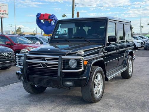 Black 2002 Mercedes-Benz G-Class G 500 AWD 4MATIC 4dr SUV
