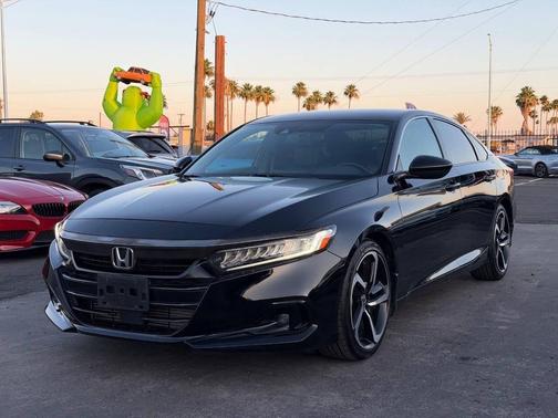 Crystal Black Pearl 2021 Honda Accord Sport SE 1.5T