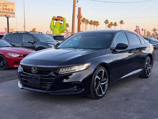 Crystal Black Pearl 2021 Honda Accord Sport SE 1.5T