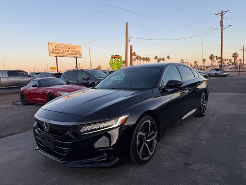 Crystal Black Pearl 2021 Honda Accord Sport SE 1.5T