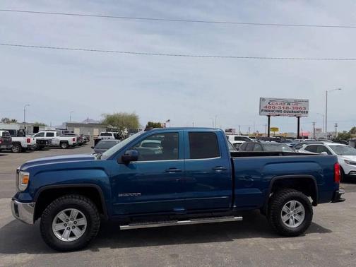 Blue Metallic 2015 GMC Sierra 1500 SLE