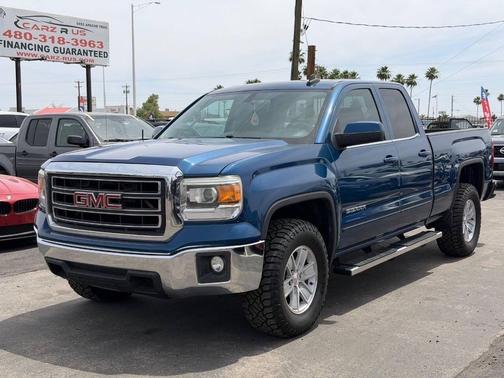 Blue Metallic 2015 GMC Sierra 1500 SLE