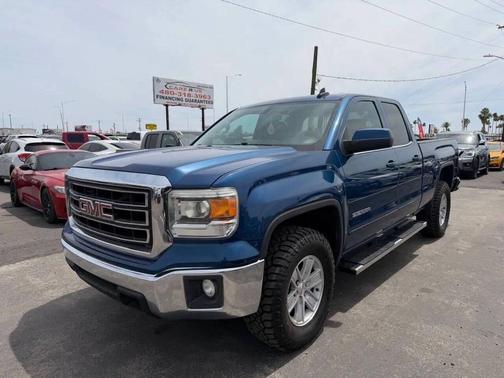 Blue Metallic 2015 GMC Sierra 1500 SLE