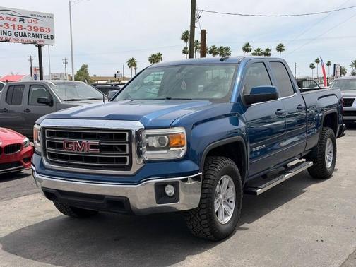 Blue Metallic 2015 GMC Sierra 1500 SLE