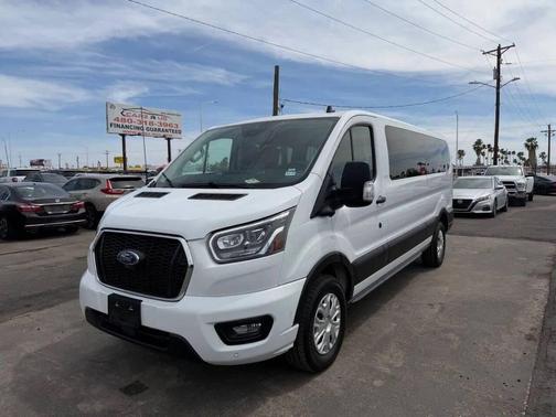 Oxford White 2023 Ford Transit-350 XLT