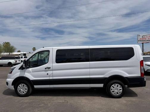 Oxford White 2023 Ford Transit-350 XLT
