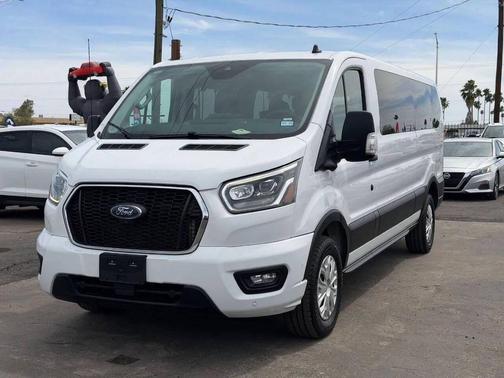 Oxford White 2023 Ford Transit-350 XLT