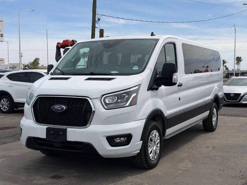 Oxford White 2023 Ford Transit-350 XLT