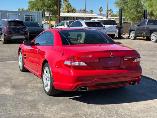 Red 2009 Mercedes-Benz SL-Class SL 550 2dr Convertible