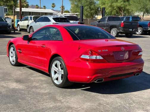 Red 2009 Mercedes-Benz SL-Class SL 550 2dr Convertible