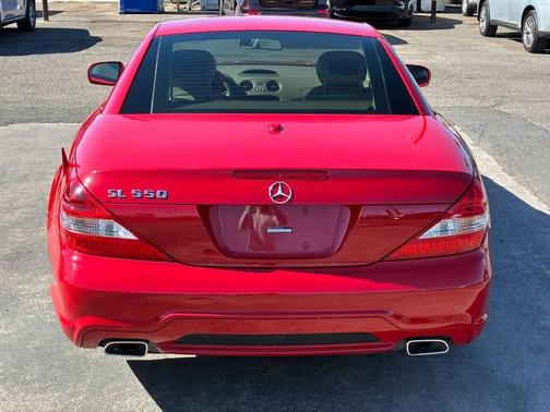 Red 2009 Mercedes-Benz SL-Class SL 550 2dr Convertible