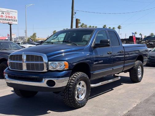 Patriot Blue Pearlcoat 2003 Dodge Ram 2500 SLT Quad Cab