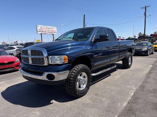 Patriot Blue Pearlcoat 2003 Dodge Ram 2500 SLT Quad Cab