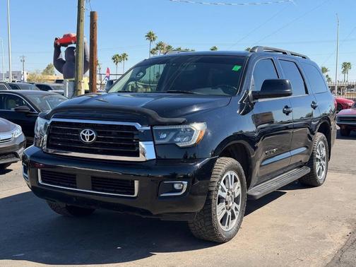 Midnight Black Metallic 2018 Toyota Sequoia TRD Sport