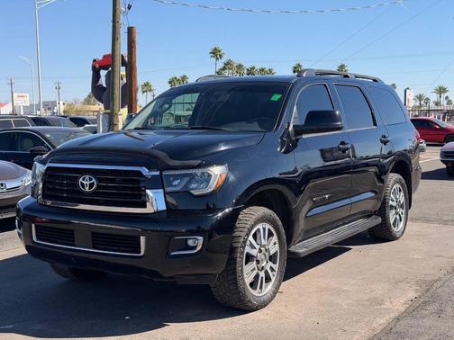 Midnight Black Metallic 2018 Toyota Sequoia TRD Sport