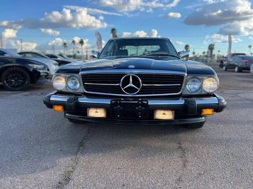 Black 1987 Mercedes-Benz SL-Class 560 SL 2dr Convertible