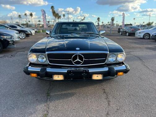 Black 1987 Mercedes-Benz SL-Class 560 SL 2dr Convertible