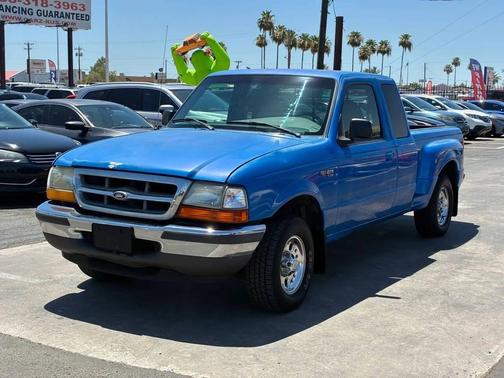 Boysenberry Blue Clearcoat Metallic 1998 Ford Ranger Splash SuperCab