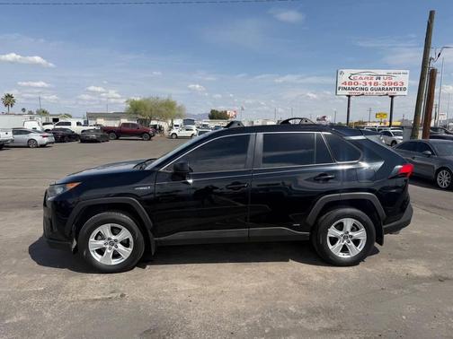 Midnight Black Metallic 2019 Toyota RAV4 Hybrid LE