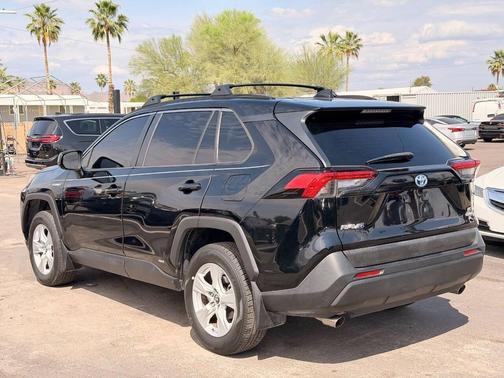 Midnight Black Metallic 2019 Toyota RAV4 Hybrid LE