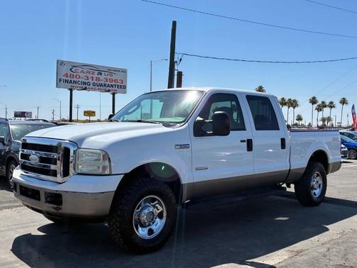 Oxford White Clearcoat/Arizona Beige 2006 Ford F-250 XLT Crew Cab