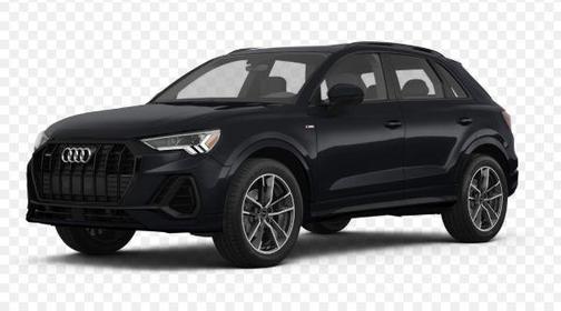 Mythos Black Metallic 2024 Audi Q3 45 S line Premium