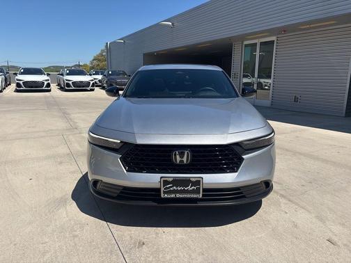 Solar Silver Metallic 2025 Honda Accord Hybrid Sport