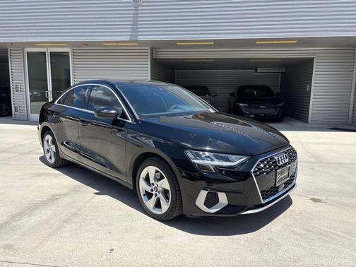 Brilliant Black 2022 Audi A3 40 Premium