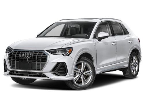 Glacier White Metallic 2025 Audi Q3 45 S line Premium