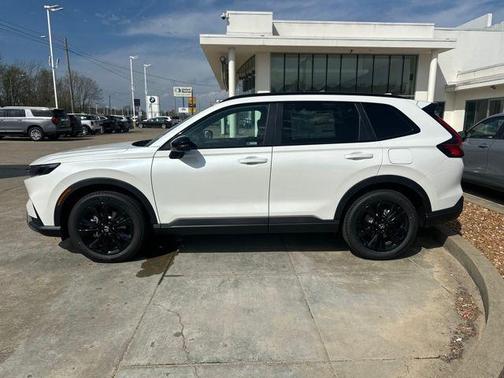 Platinum White Pearl 2026 Honda CR-V Hybrid Sport Touring AWD