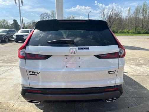 Platinum White Pearl 2026 Honda CR-V Hybrid Sport Touring AWD