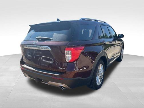 Burgundy 2022 Ford Explorer Base