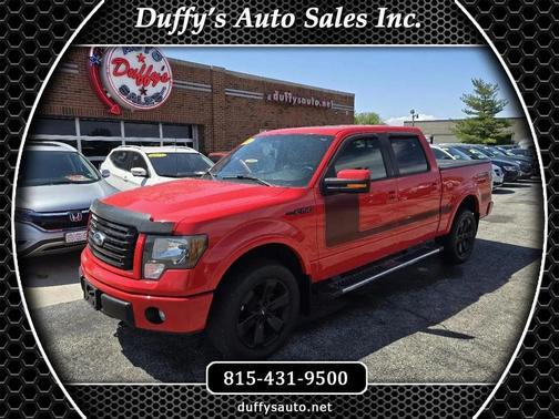 Red 2012 Ford F-150 FX4