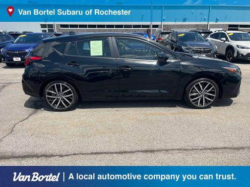 Crystal Black Silica 2024 Subaru Impreza Sport