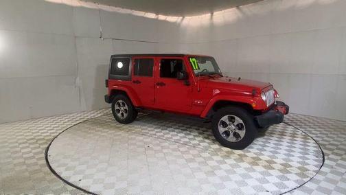 Firecracker Red 2017 Jeep Wrangler Unlimited Sahara