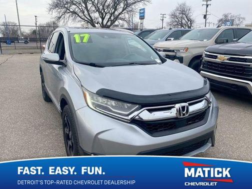 White Diamond Pearl 2017 Honda CR-V Touring