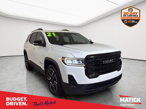 Summit White 2021 GMC Acadia FWD SLE