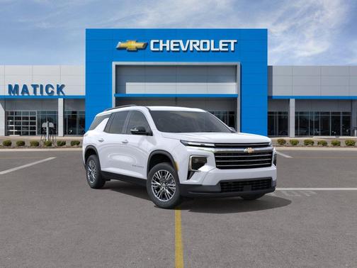 Summit White 2026 Chevrolet Traverse LT