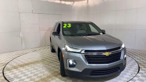 Sterling Gray Metallic 2023 Chevrolet Traverse LS