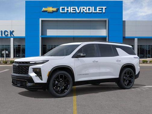 Polar White Tricoat 2026 Chevrolet Traverse RS