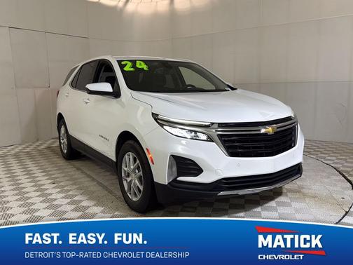 Summit White 2024 Chevrolet Equinox 1LT